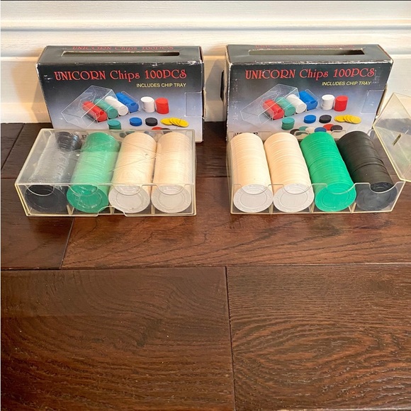 noble Games Nib 2 Boxes 0 Pcs Unicorn Poker Chips Poshmark